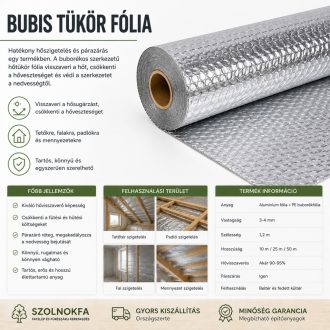Bubis tükör fólia