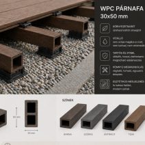 WPC 30x50 párnafa